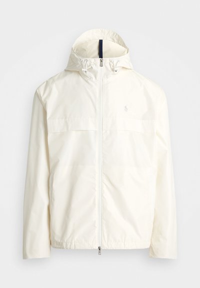 Polo Ralph Lauren FULL-ZIP HOODED JACKET - Tuulitakki - deckwash white