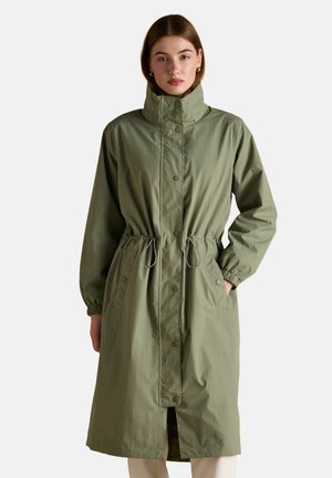 REGULAR FIT - HENSLEY LONGLINE WITH PACKABLE HOOD - Parka - khaki green