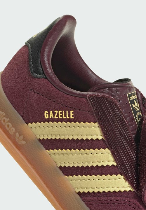 adidas GAZELLE INDOOR CF EL I UNISEX - Baby shoes - maroon almost yellow gold-coloured metallic — foto 6