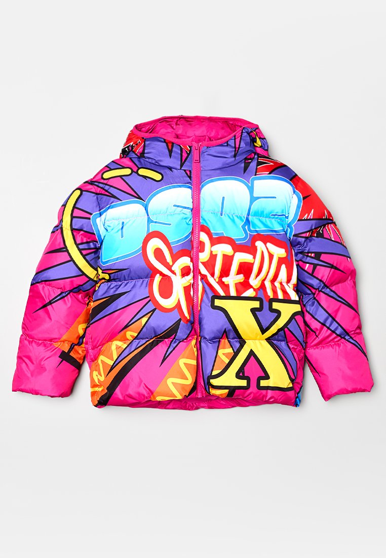 Dsquared2 Winterjas donkerroze