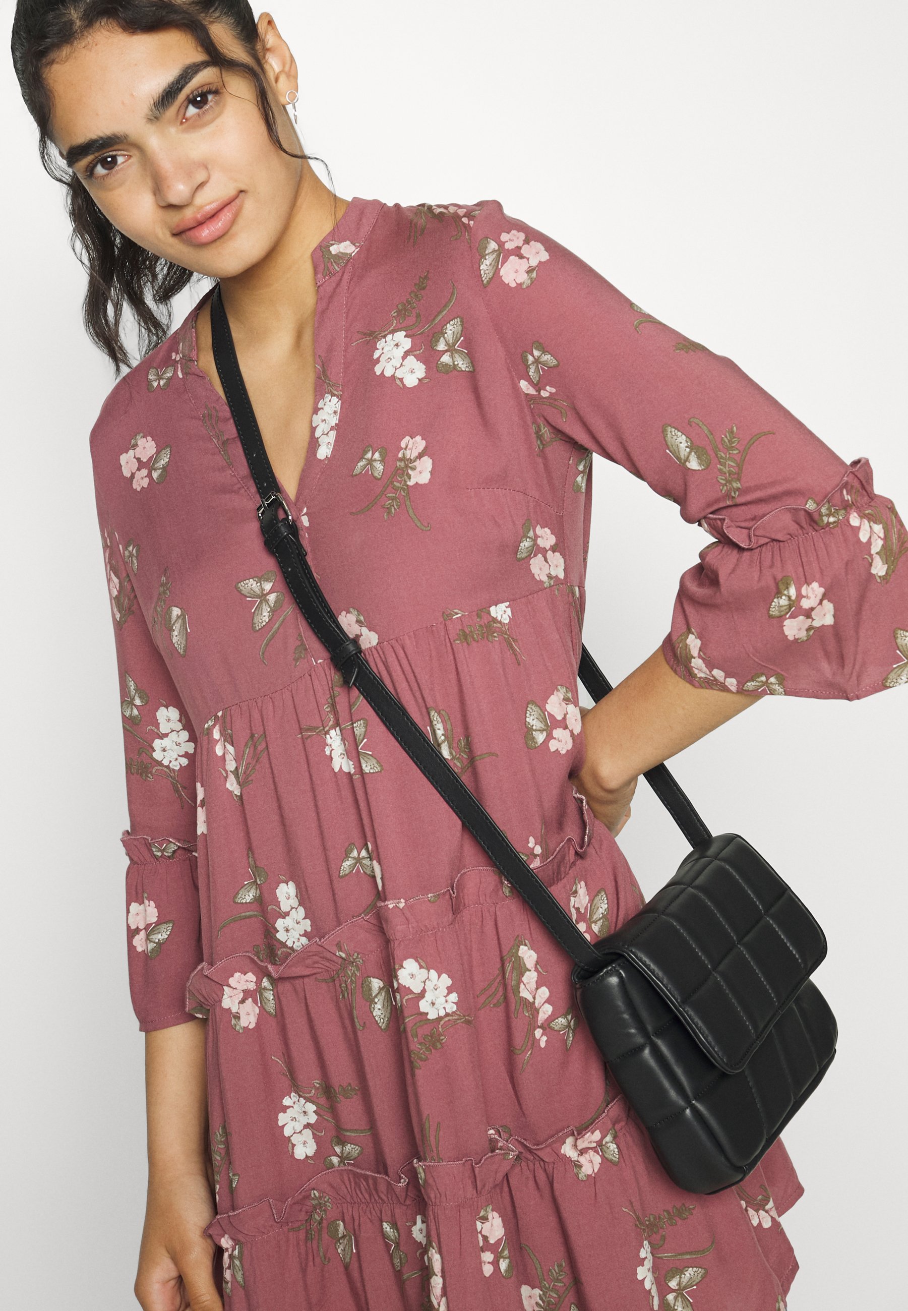 Vero Moda SIMPLY EASY 3/4 - Blousejurk - rose brown/gemêleerd roze - Zalando .nl