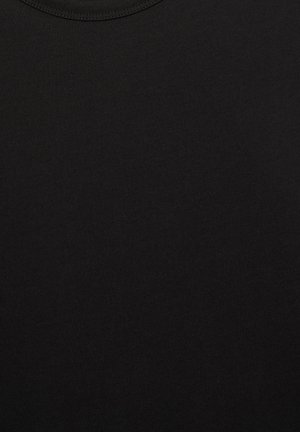 PULL&BEAR, SLIM FIT BASIC - T-SHIRT - T-Shirt basic - black