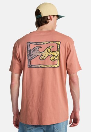 CRAYON WAVE SS - T-shirt con stampa - dusty rose