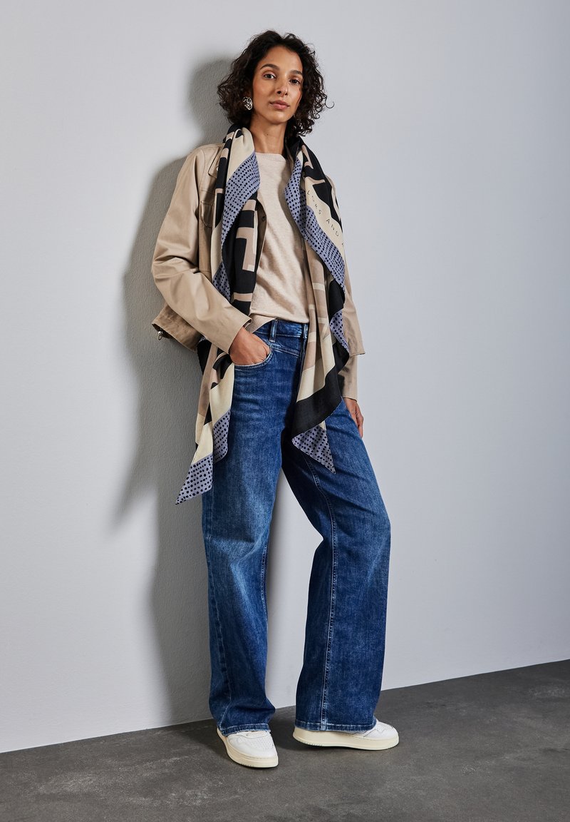 Street One GEMUSTERTES - Šála - blau