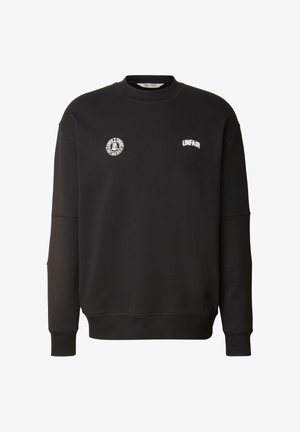UNFAIR ATHLETICS, TWO SIDE LOGO CREWNECK - Melegítőfelső - black