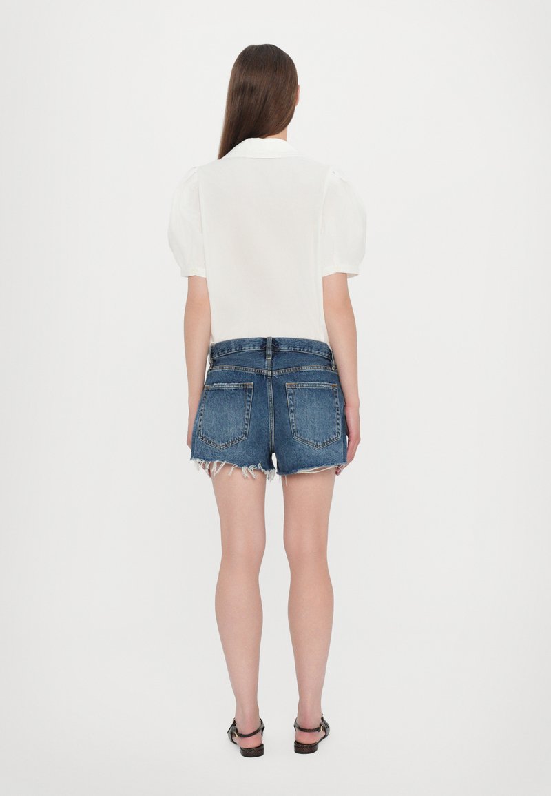 FRAME THE HANG - Jeans Shorts - dark blue