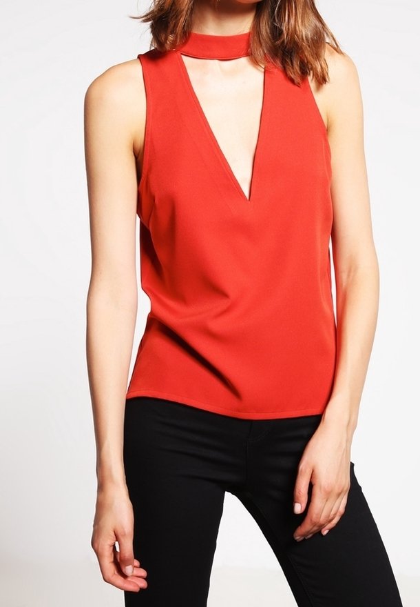 Missguided Blusa - red
