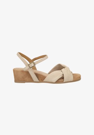 Unisa, UNISA DAMEN - SANDALETTEN BADESI WEISS 41 - Wedge sandals - weiß