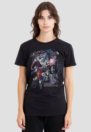 TRANSFORMERS GENERATIONS DECEPTICONS PEACE THROUGH TYRANNY ATTACK - Print T-shirt - black
