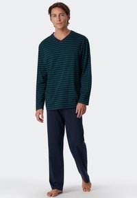 Schiesser ESSENTIALS - Pigiama - dunkelgrün