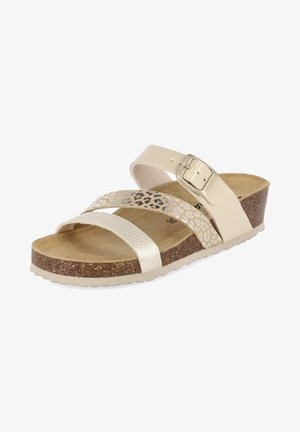 Beliana, BELIANA 1533/299/408 05/352 05 DAMEN FLACHE PANTOLETTEN - Mules - beige