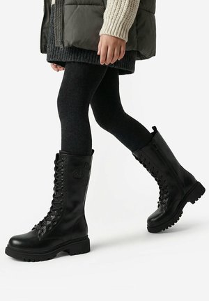 DeeZee, DEEZEE BOOTS GIRL BLACK CEO-CS6171-05 - Snørestøvler - black