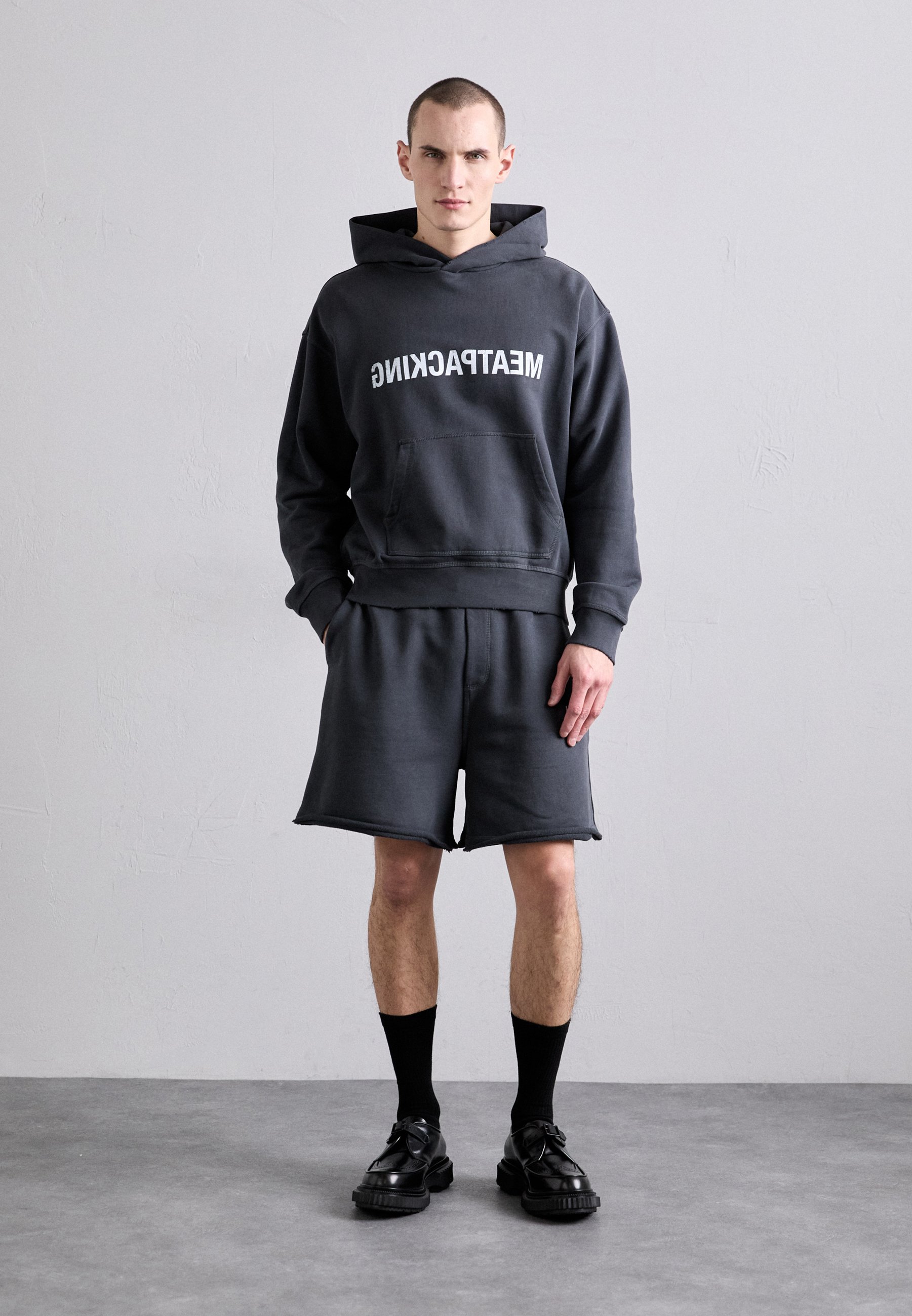 Helmut Lang MEATPACKING HOODIE - Sweatshirt - ash/grey - Zalando