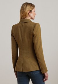 Lauren Ralph Lauren WOOL BLEND TWILL BLAZER - Blazer - brown multi