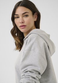 Kaffe LIV - Jersey con capucha - grey melange