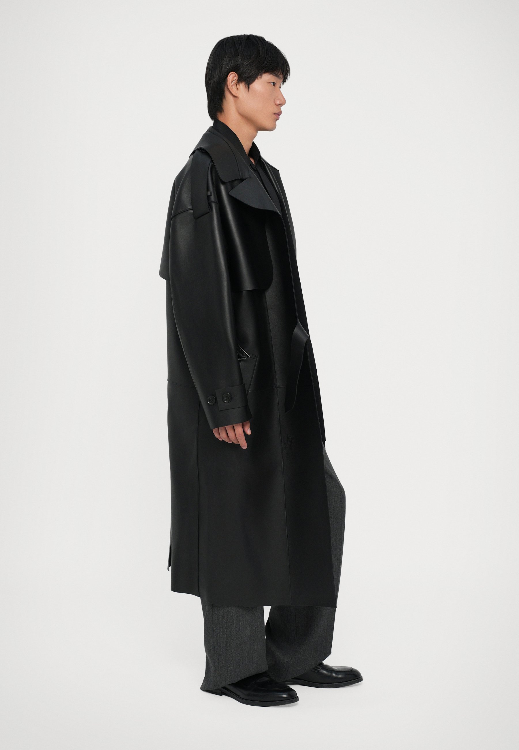 DSQUARED2 Print Trench Coat トレンチコート 46 Dsquared2 Trenchcoat - black - Zalando.co.uk