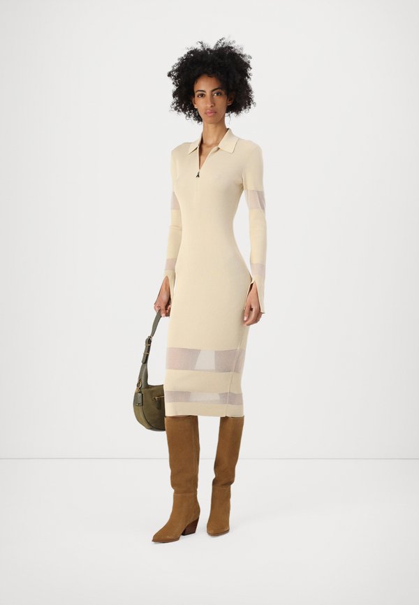 DRESS - Jumper dress - modern beige4