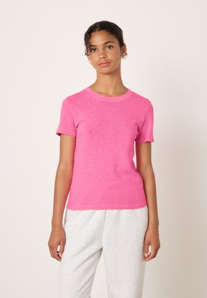 American Vintage SONOMA - Navadna majica - pink acide fluo