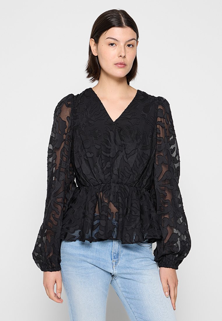 YAS Blouse zwart YAS Blouse zwart