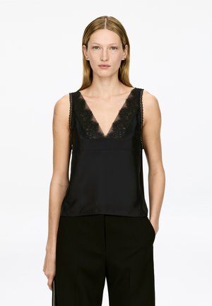 LACE-DETAIL - Top - black