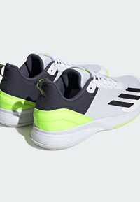 adidas Performance COURTFLASH SPEED - Kengät kaikille alustoille - cloud white   core black   lucid lemon