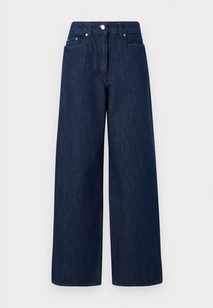COCOON PANTS - Brīva piegriezuma džinsi - sargasso sea/blue