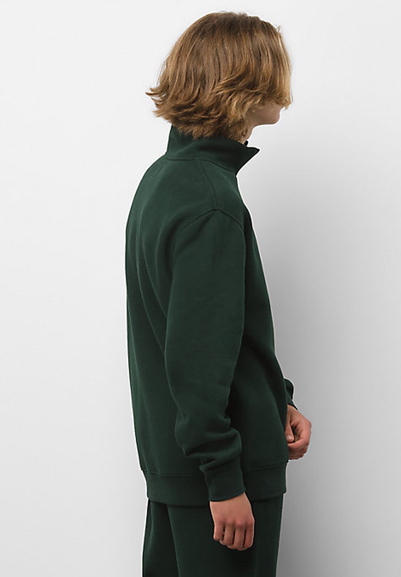 Vans MN COMFYCUSH BOXY Q-ZIP - Sudadera - scarab/verde oscuro - Zalando.es