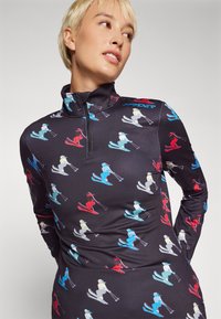 Spyder VIVID 1/2 ZIP - Maglietta a manica lunga - black
