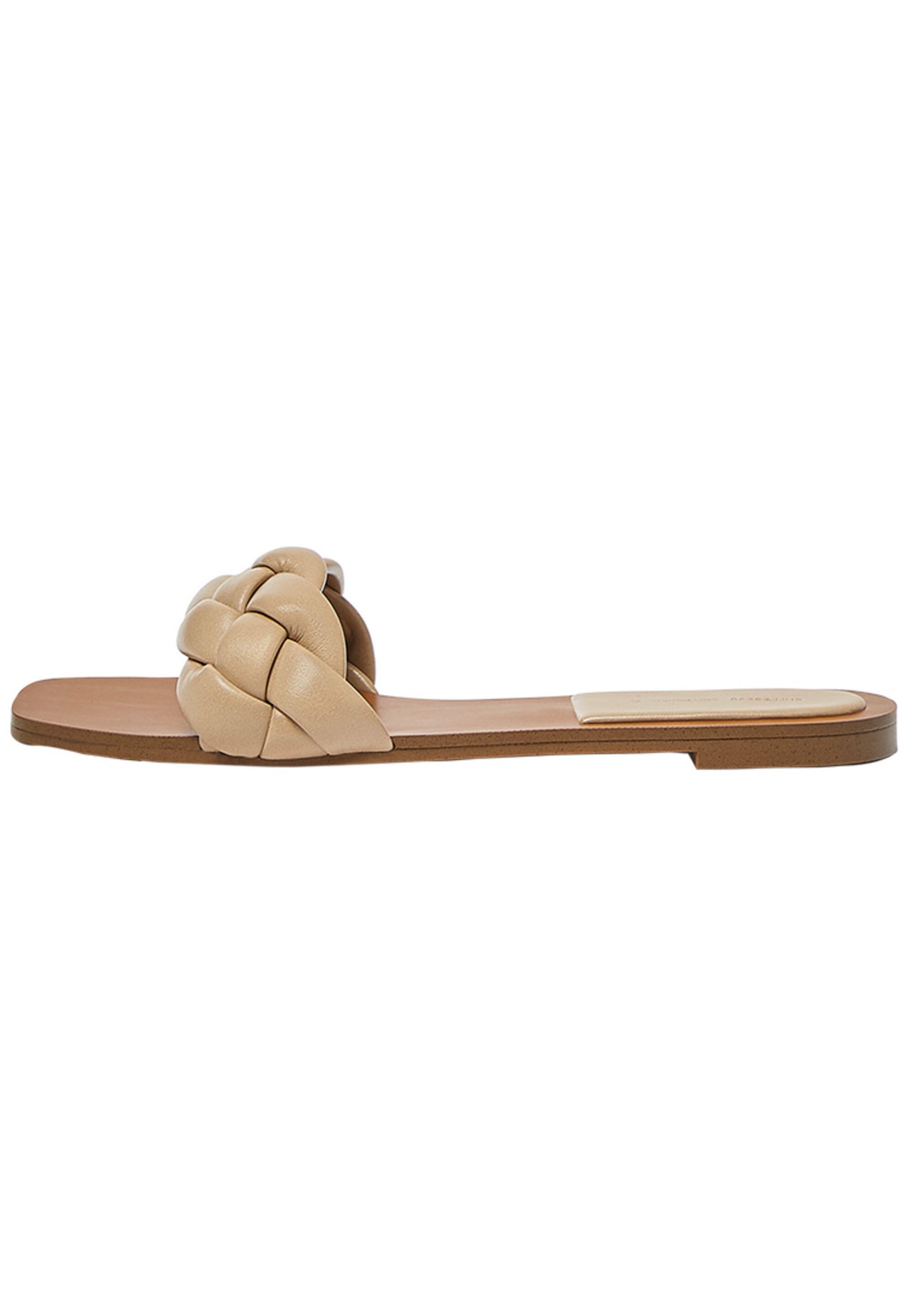 PULL\u0026BEAR Muiltjes - beige - Zalando.nl