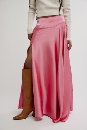CHILCO  - Μάξι φούστα - raspberry cake