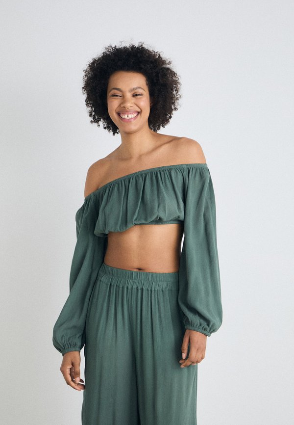 LSCN BY LASCANA CARMEN BLOUSE - Beach accessory - olive