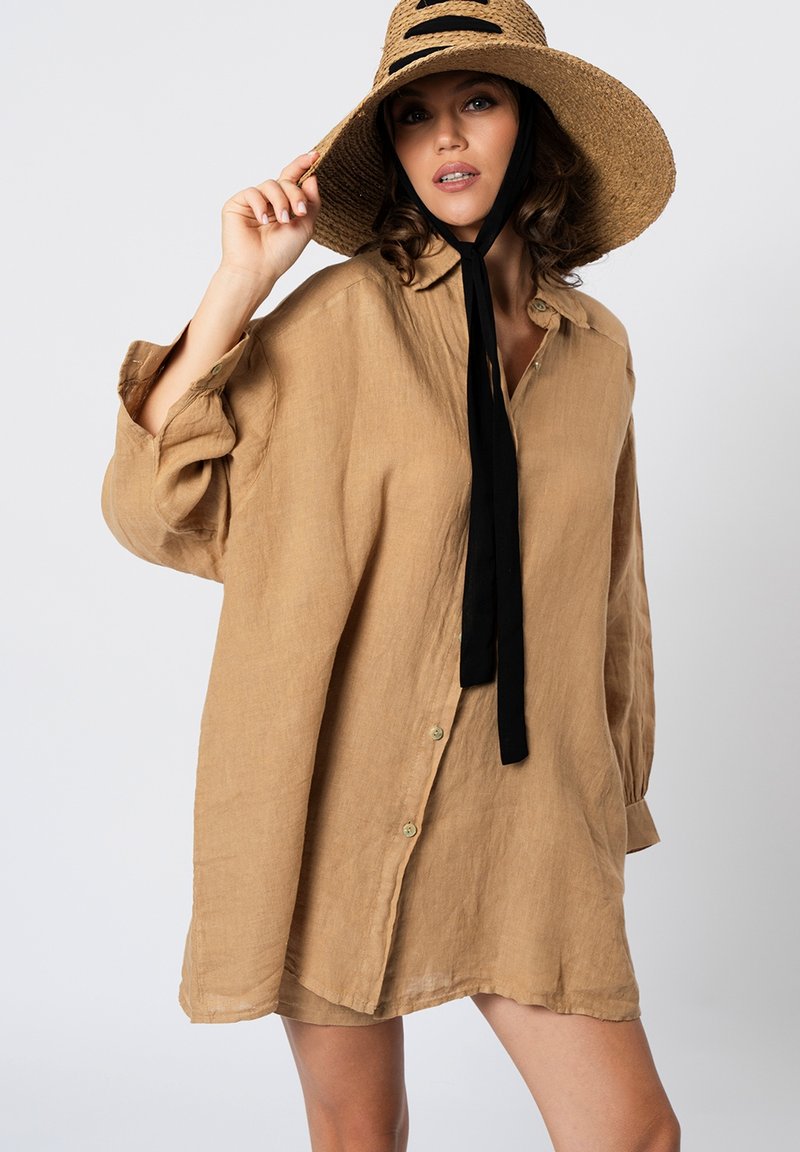 ACANFORA OVER - Camicia - cammello