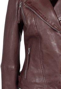 Freaky Nation BIKER PRINCESS - Chaqueta de cuero - burned umber
