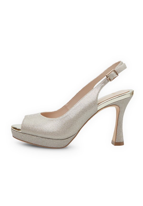 High Heel Peeptoe - oro