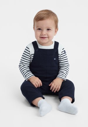 Petit Bateau SET - Блуза с дълги ръкави - dark blue/white