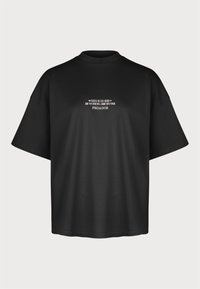 Pegador NAIA HEAVY OVERSIZED TEE - Apdrukāts T-krekls - black