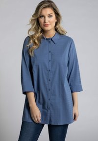 Ulla Popken BUBBLE - Overhemdblouse - atlantisch blauw