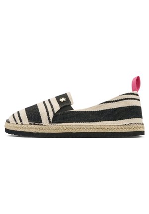 STRIPED - Espadrille - schwarz