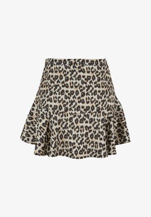 Urban Classics VOLANTS - Fustă în formă de A - leo