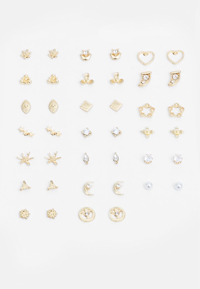 PCALISA EARSTUDS 20 PACK - Boucles d'oreilles - gold-coloured