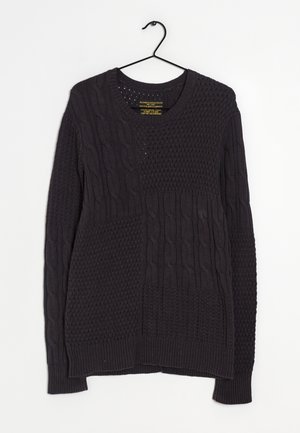 AllSaints Strickpullover - black