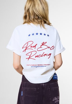 Red Bull Racing x Pepe Jeans, DRIVING TEE - Тениска с щампа - white