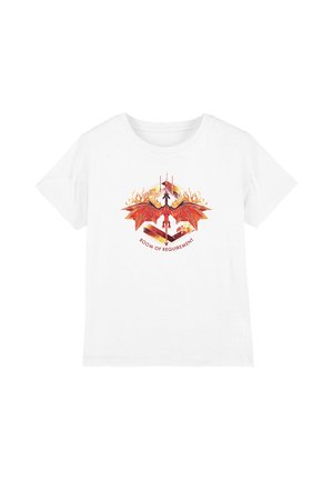 Cotton Soul, HARRY POTTER ROOM OF REQUIREMENT DRAGON UNISEX - T-Shirt print - white
