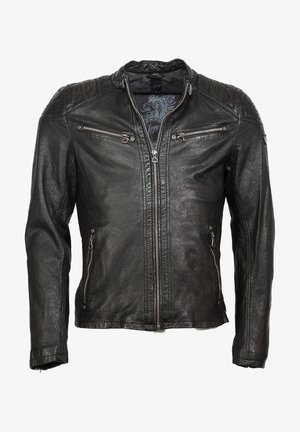Leather jacket - black