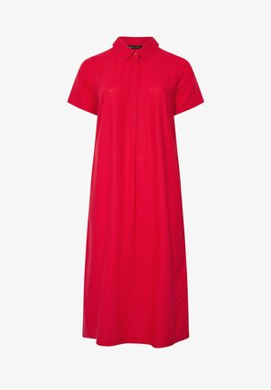 Evans, PLUS SIZE SHIRT DRESSES - Blousejurk - red