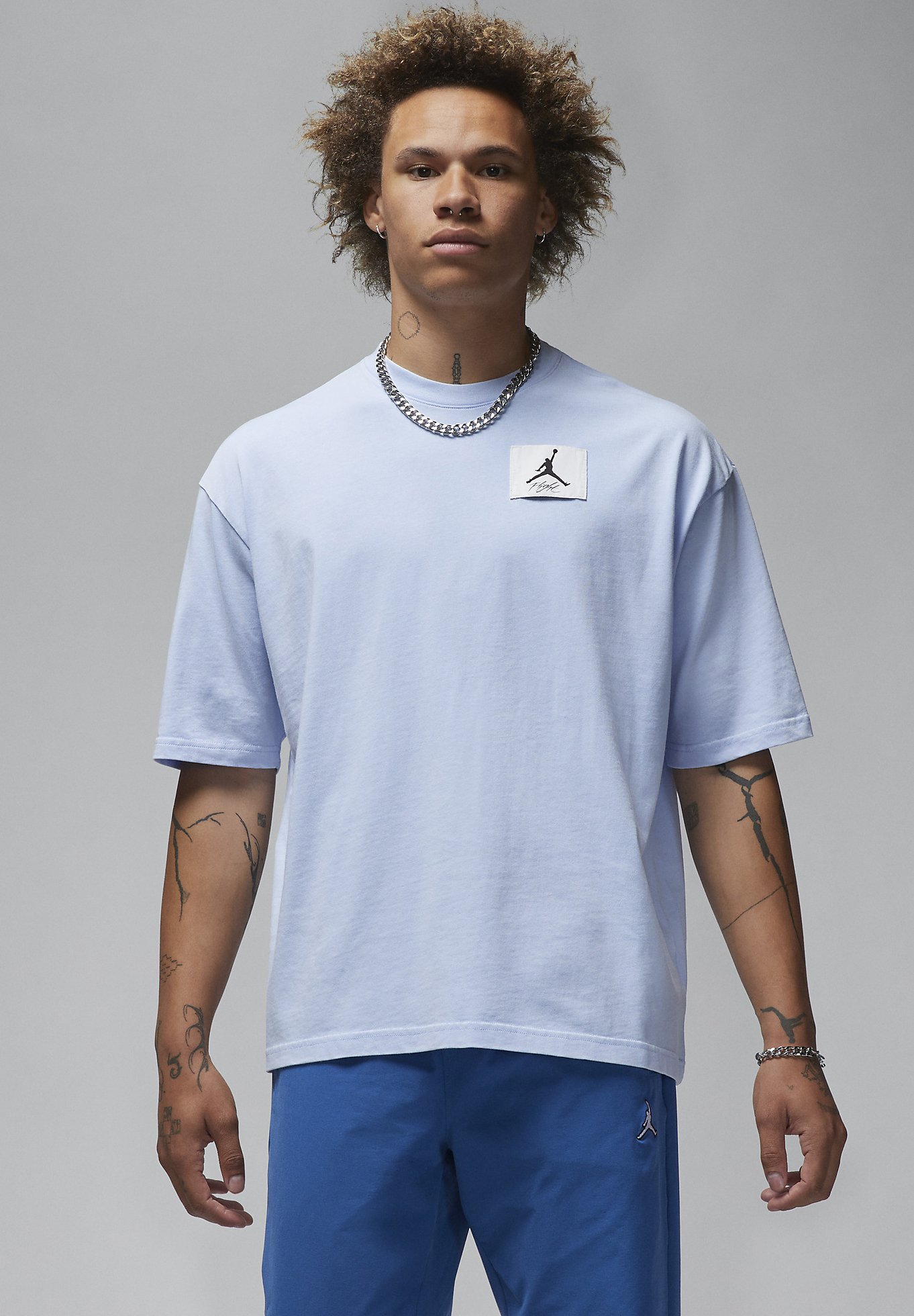 jordan blue t shirt
