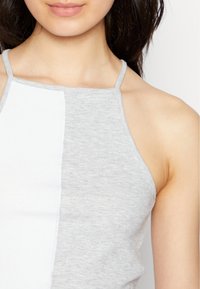Even&Odd Top - white/mottled light grey