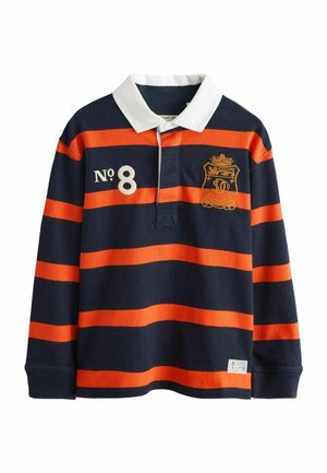 REGULAR FIT - RUGBY POLO SHIRT UNISEX - Polokošeľa - orange navy