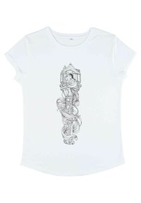 Henry Tiger TANGLED HAIRFORDAYS - T-shirt z nadrukiem