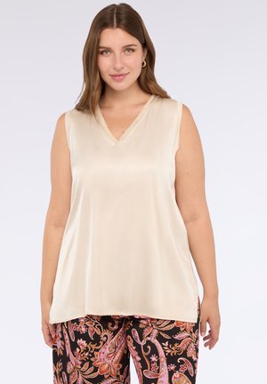 CON SCOLLO A V - Top - oro